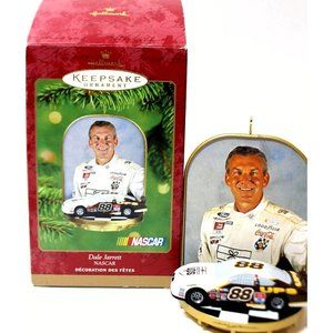 Nascar Ornament Hallmark Dale Jarrett 2001 Racing # 88 UPS Race Car Winston Cup